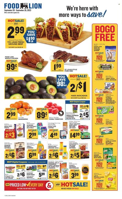 Food Lion (SC) Weekly Ad Flyer Specials September 20 to September 26, 2023