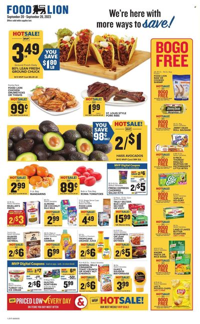 Food Lion (VA) Weekly Ad Flyer Specials September 20 to September 26, 2023
