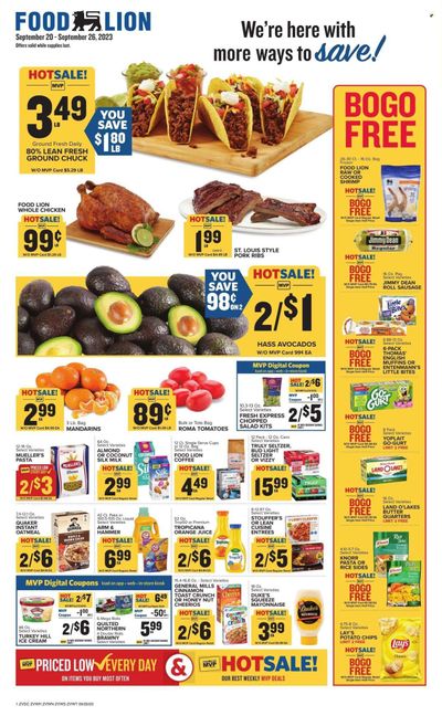 Food Lion (VA) Weekly Ad Flyer Specials September 20 to September 26, 2023