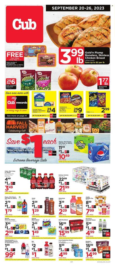Cub Foods (IL) Weekly Ad Flyer Specials September 20 to September 26, 2023