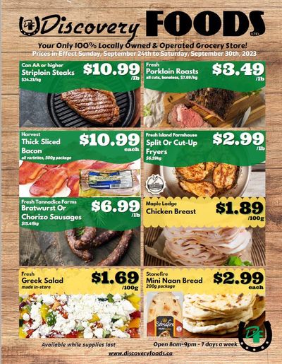 Discovery Foods Flyer September 24 to 30