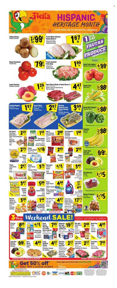 Fiesta Mart (TX) Weekly Ad Flyer Specials September 20 to September 26, 2023