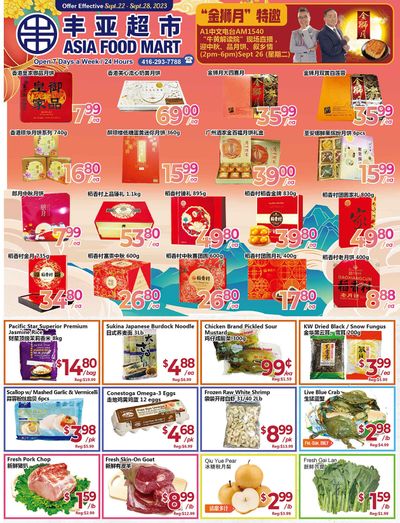Asia Food Mart Flyer September 22 to 28