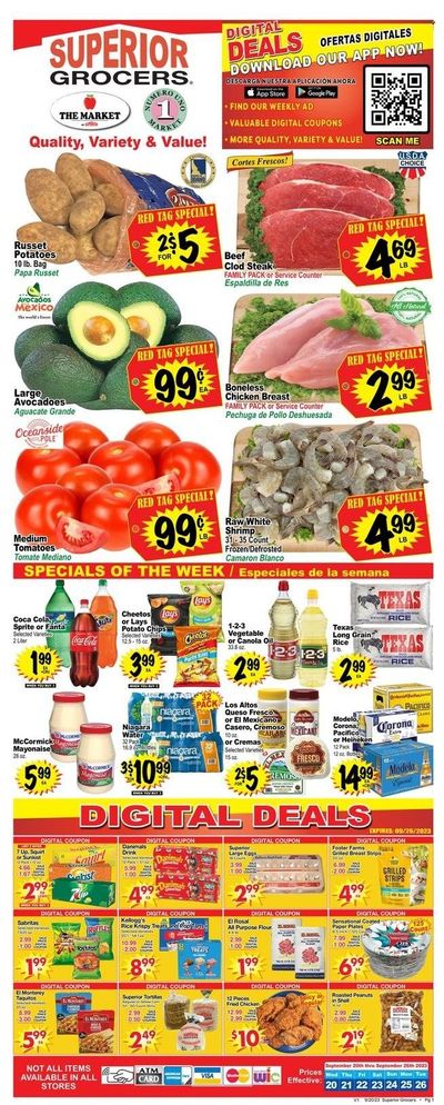 Superior Grocers (CA) Weekly Ad Flyer Specials September 20 to September 26, 2023