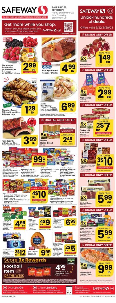 Safeway (DC, MD) Weekly Ad Flyer Specials September 22 to September 28, 2023