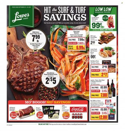 Lowes Foods (NC, SC) Weekly Ad Flyer Specials September 20 to September 26, 2023