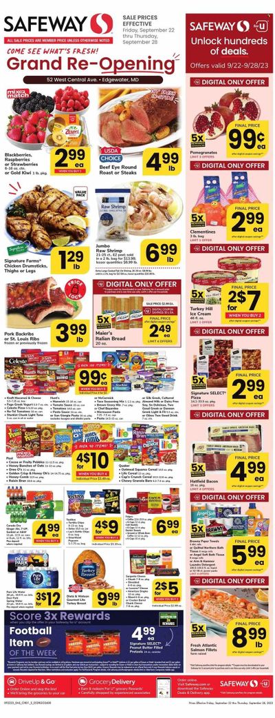 Safeway (MD) Weekly Ad Flyer Specials September 22 to September 28, 2023