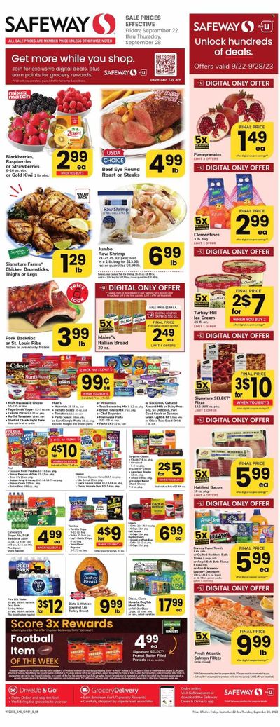 Safeway (MD) Weekly Ad Flyer Specials September 22 to September 28, 2023
