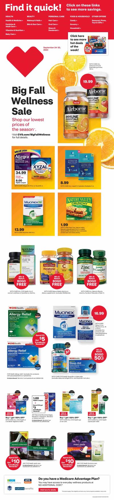 CVS Pharmacy Weekly Ad Flyer Specials September 24 to September 30, 2023