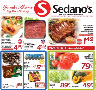 Sedano's (FL) Weekly Ad Flyer Specials September 20 to September 26, 2023