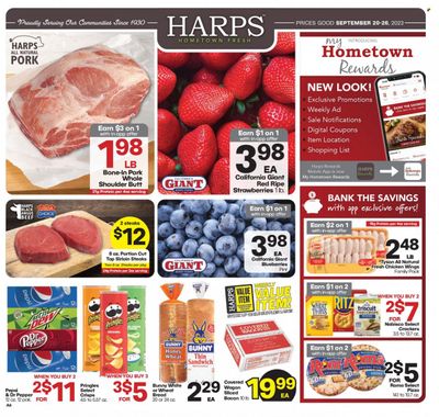 Harps Hometown Fresh (AR, KS, MO, OK) Weekly Ad Flyer Specials September 20 to September 26, 2023
