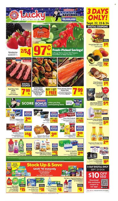 Lucky California Weekly Ad Flyer Specials September 20 to September 26, 2023