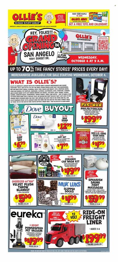 Ollie's Bargain Outlet Weekly Ad Flyer Specials September 4 to October 11, 2023