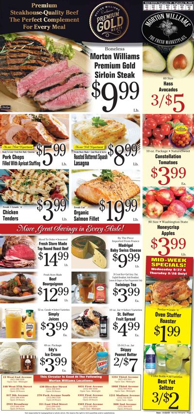 Morton Williams (NY) Weekly Ad Flyer Specials September 22 to September 28, 2023