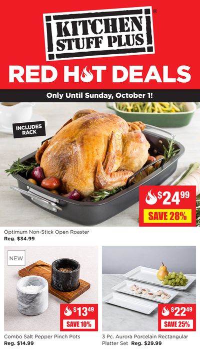 Kitchen Stuff Plus Red Hot Deals Flyer September 25 to October 1