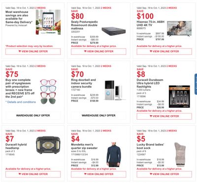 Costco Canada Coupons/Flyers Deals at All Costco Wholesale Warehouses in Canada, Until October 1 Costco Canada Coupons/Flyers Deals at All Costco Wholesale Warehouses in Canada, Until October 1