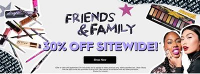 Urban Decay Canada Friends & Family Sale: Save 30% Sitewide
