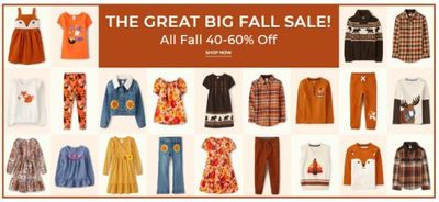 The Children’s Place and Gymboree Canada: The Great Big Fall Sale 40-60% off + More