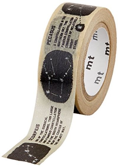 MT Washi Masking Tape for Kids, Constellation, 15mm x 7m (MT01KID023) $6.58 (Reg $8.87)