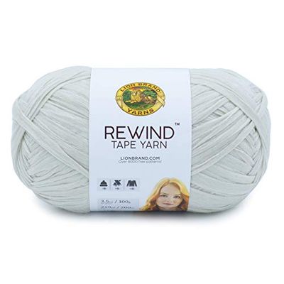 Lion Brand Yarn Rewind Yarn, Yarn for Knitting and Crocheting, Craft Tape Yarn, 1-Pack, Elm $11.59 (Reg $18.20)