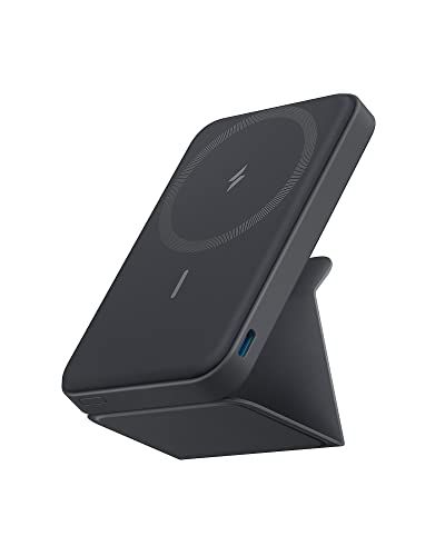 Anker Magnetic Battery Upgraded Version, 5K Foldable Magnetic Wireless Portable Charger and USB-C (On The Side), Only for iPhone 15/15 Plus/15 Pro/15 Pro Max, iPhone14/13/12 Series (Interstellar Gray) $44.99 (Reg $69.99)