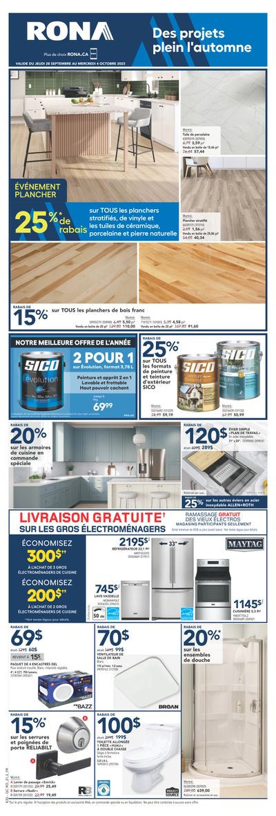 Rona (QC) Flyer September 28 to October 4