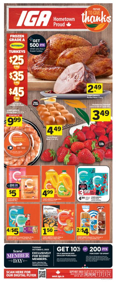 IGA (AB & BC) Flyer September 28 to October 4