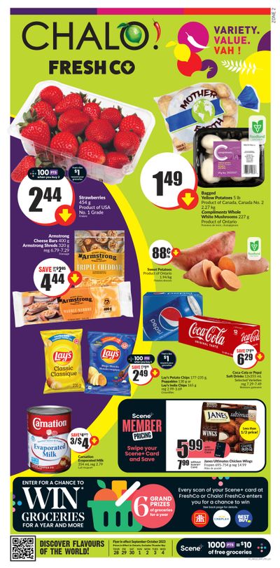 Chalo! FreshCo (ON) Flyer September 28 to October 4