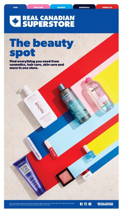 Real Canadian Superstore (ON) The Beauty Spot Flyer September 28 to October 18