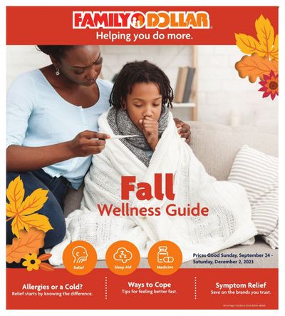Family Dollar Weekly Ad Flyer Specials September 24 to December 2, 2023