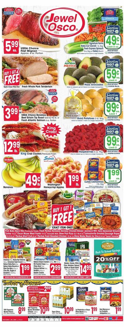 Jewel Osco (IL) Weekly Ad Flyer Specials September 27 to October 3, 2023