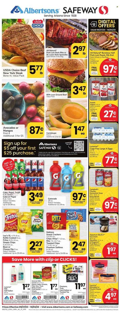Safeway (AZ) Weekly Ad Flyer Specials September 27 to October 3, 2023