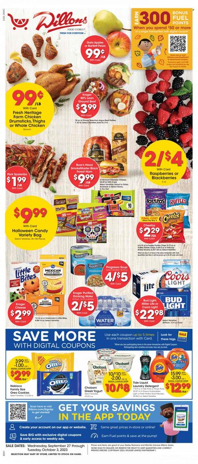 Dillons (KS) Weekly Ad Flyer Specials September 27 to October 3, 2023