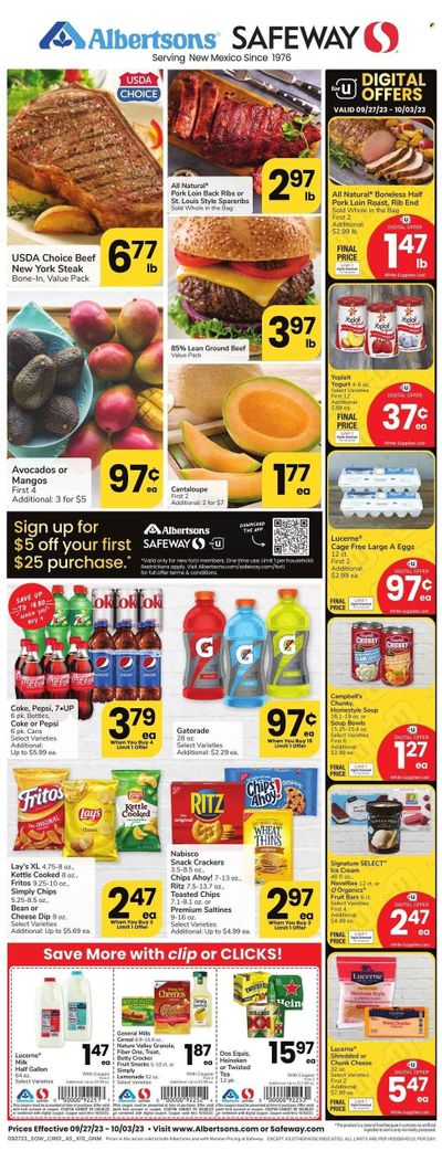 Safeway (NM) Weekly Ad Flyer Specials September 27 to October 3, 2023