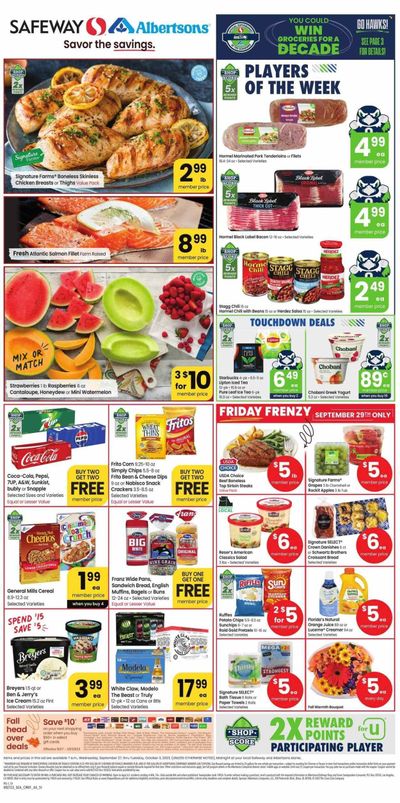 Safeway (WA) Weekly Ad Flyer Specials September 27 to October 3, 2023