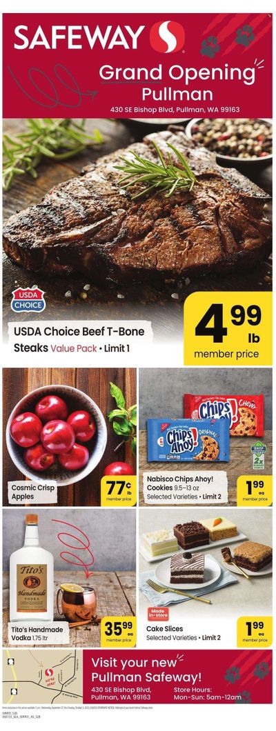 Safeway (WA) Weekly Ad Flyer Specials September 27 to October 3, 2023