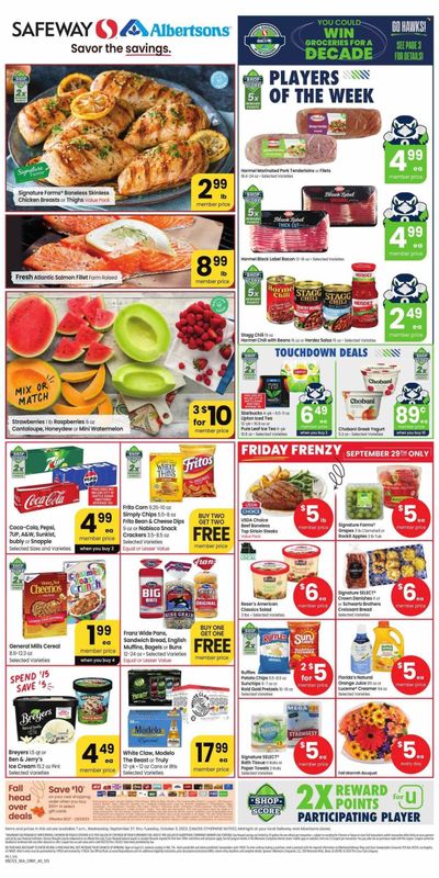 Safeway (WA) Weekly Ad Flyer Specials September 27 to October 3, 2023