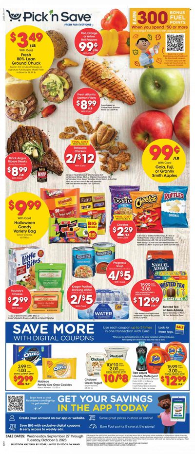 Pick ‘n Save (WI) Weekly Ad Flyer Specials September 27 to October 3, 2023