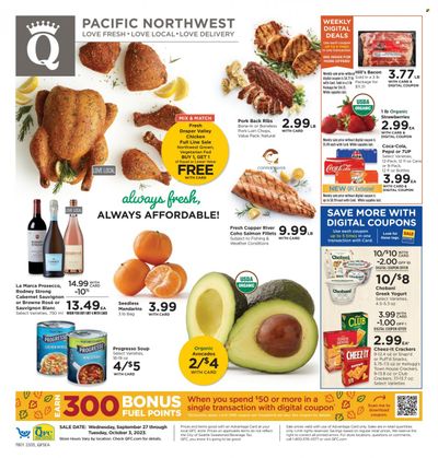 QFC (WA) Weekly Ad Flyer Specials September 27 to October 3, 2023