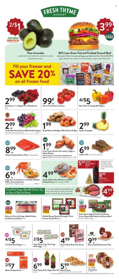 Fresh Thyme Weekly Ad Flyer Specials September 27 to October 3, 2023