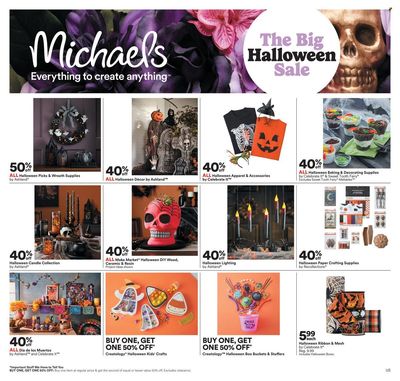 Michaels Weekly Ad Flyer Specials September 25 to September 30, 2023