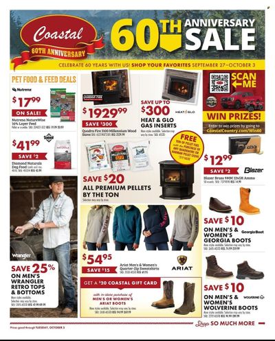 Coastal Farm & Ranch Weekly Ad Flyer Specials September 27 to October 3, 2023