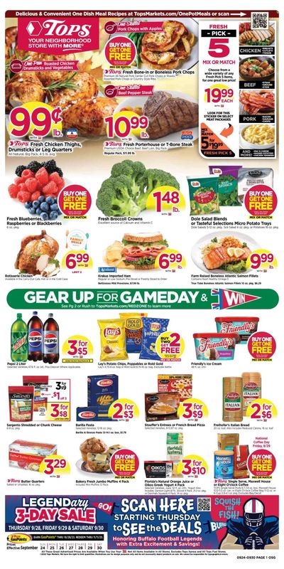 Tops Weekly Ad Flyer Specials September 24 to September 30, 2023