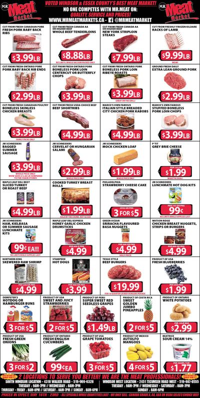 M.R. Meat Market Flyer May 16 to 23