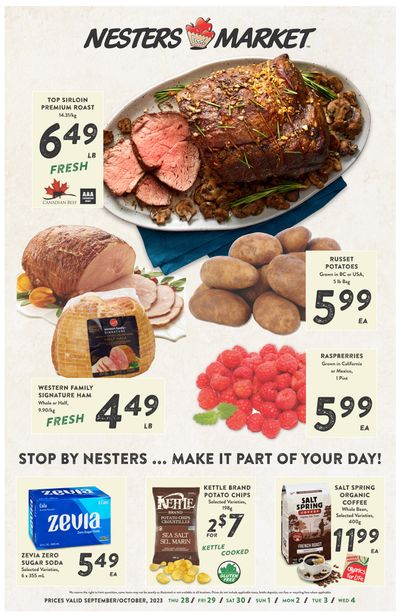 Nesters Market Flyer September 28 to October 4