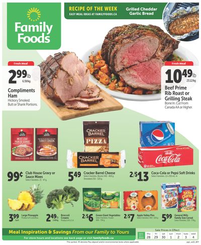 Family Foods Flyer September 28 to October 4