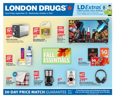 London Drugs Weekly Flyer September 29 to October 4