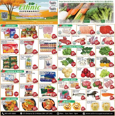 Ethnic Supermarket (Milton) Flyer September 29 to October 5