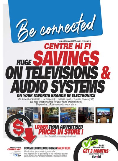 Centre Hi-Fi Flyer September 29 to October 5