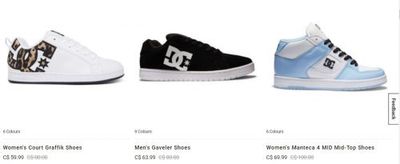 DC Shoes, Quiksilver & Roxy Canada: Sale Styles up to 60% off + More
